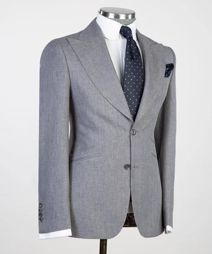 Men's 3 Piece Classic Grey Suit