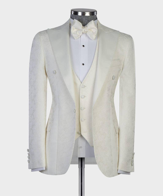 Exclusive Cream Tuxedo,3 Piece