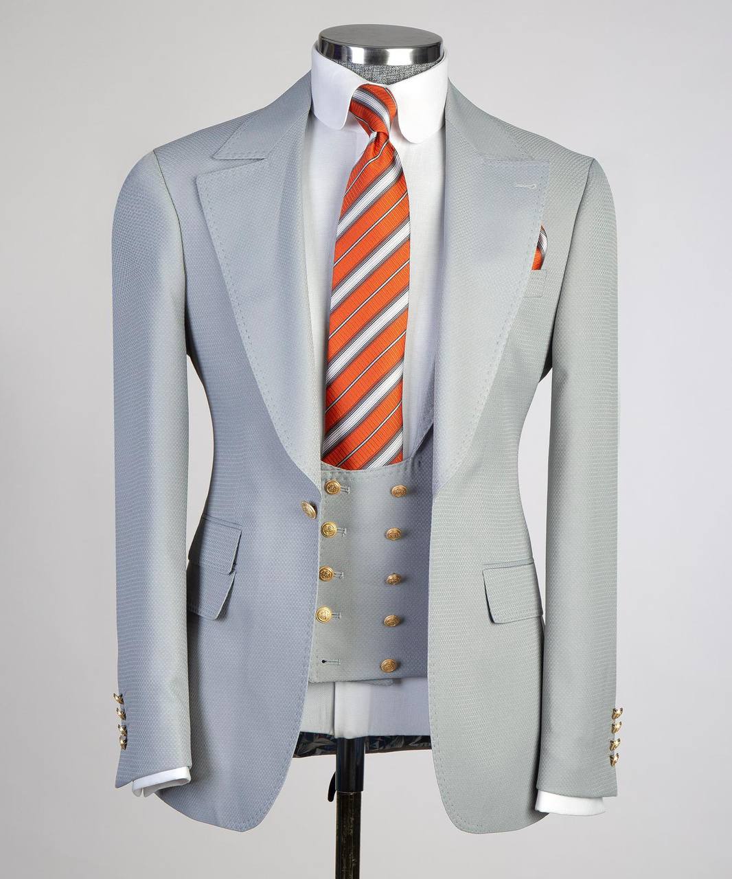 Grey Suit_Classic Men's Suit