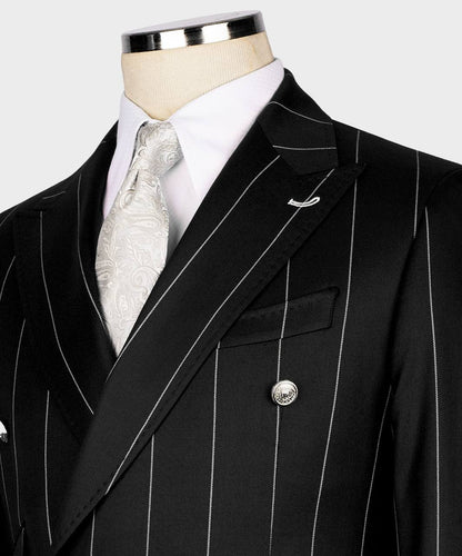 Costume Homme, 2 Pièces, Double Boutonnage, Champagne, Revers Châle, Look Élégant, Idéal pour Mariage, Fêtes, Bal, Célébrations KLD