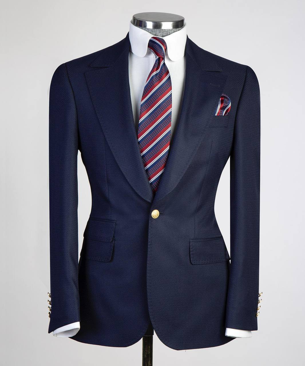 Men's Classic Suit -3 Piece Set -Navy