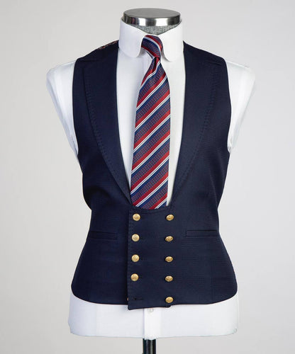 Men's Classic Suit -3 Piece Set -Navy