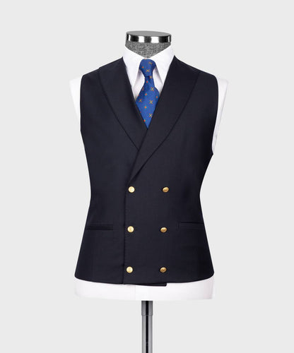 Men's Suit Set, %100 Wool, Navy