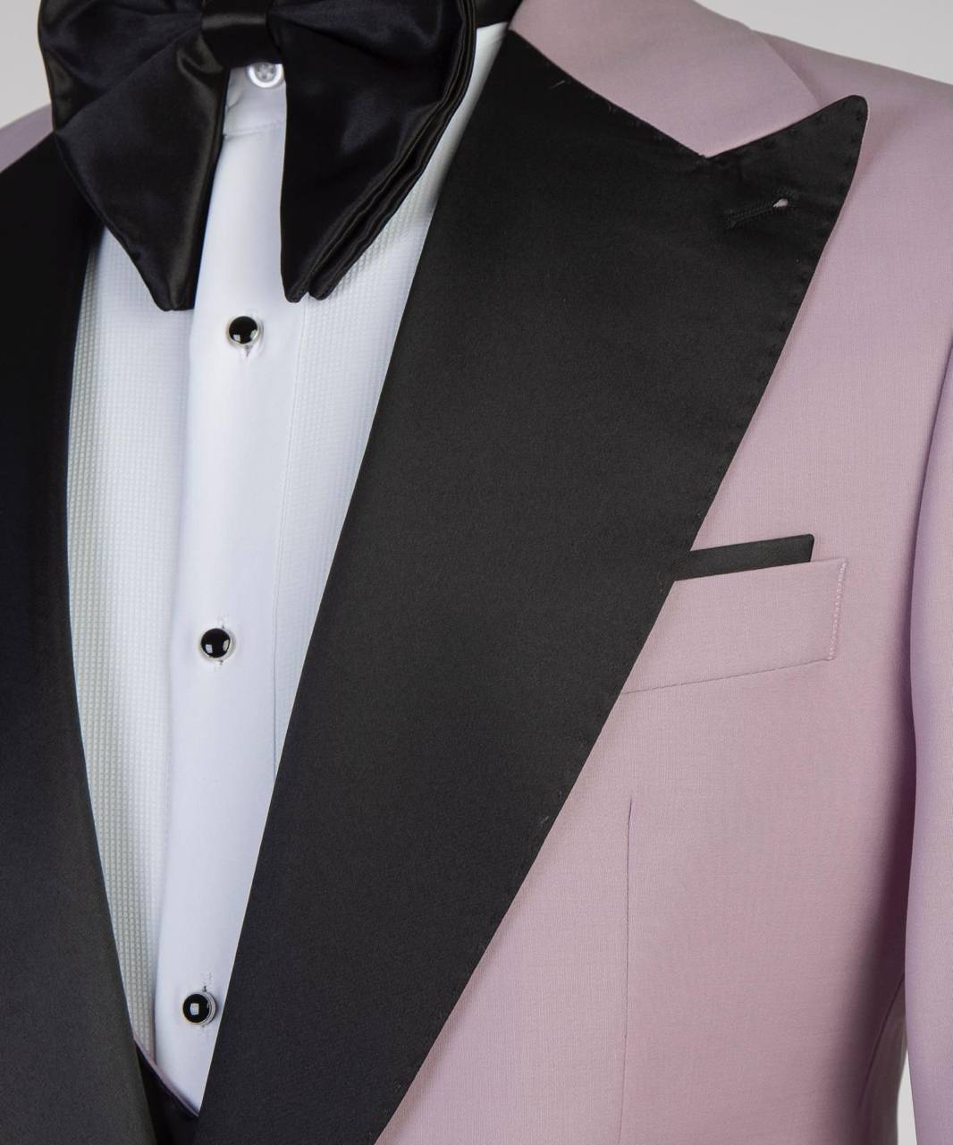 Purple and Black Three-Piece Tuxedo Suit