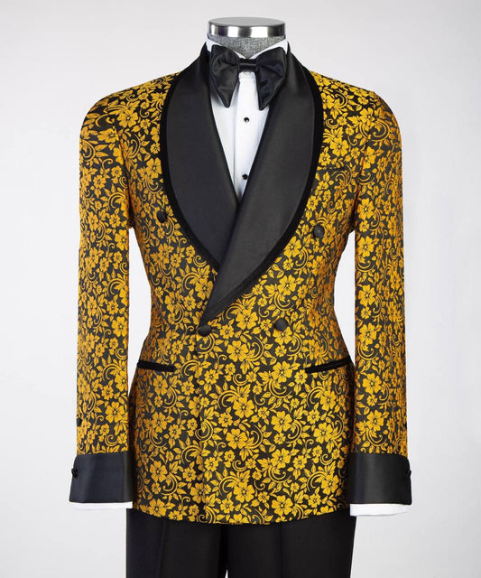 Floral Design Tuxedo Yellow-Black