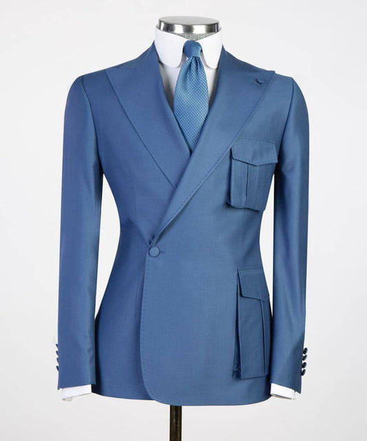 blue suit for men