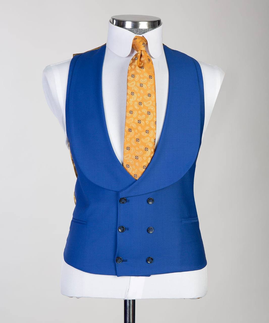 Men's 3 Piece Classic Blue Suit