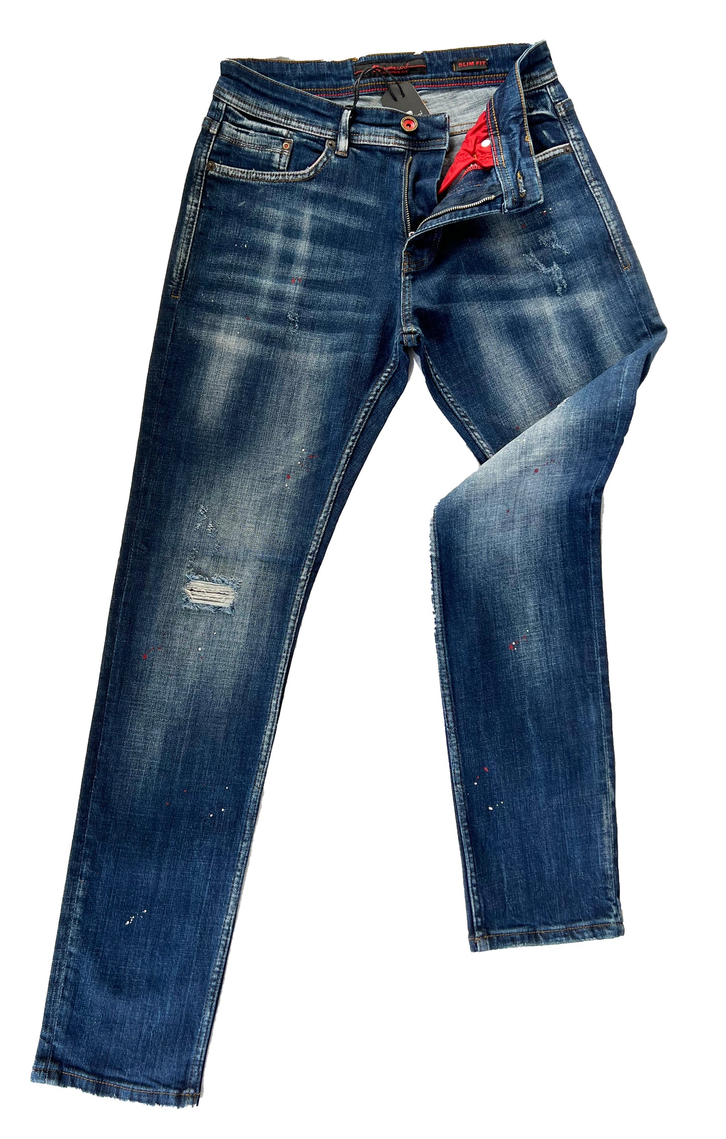 Jeans, Pantalons Confortables Coupe Slim Homme - Darwen 